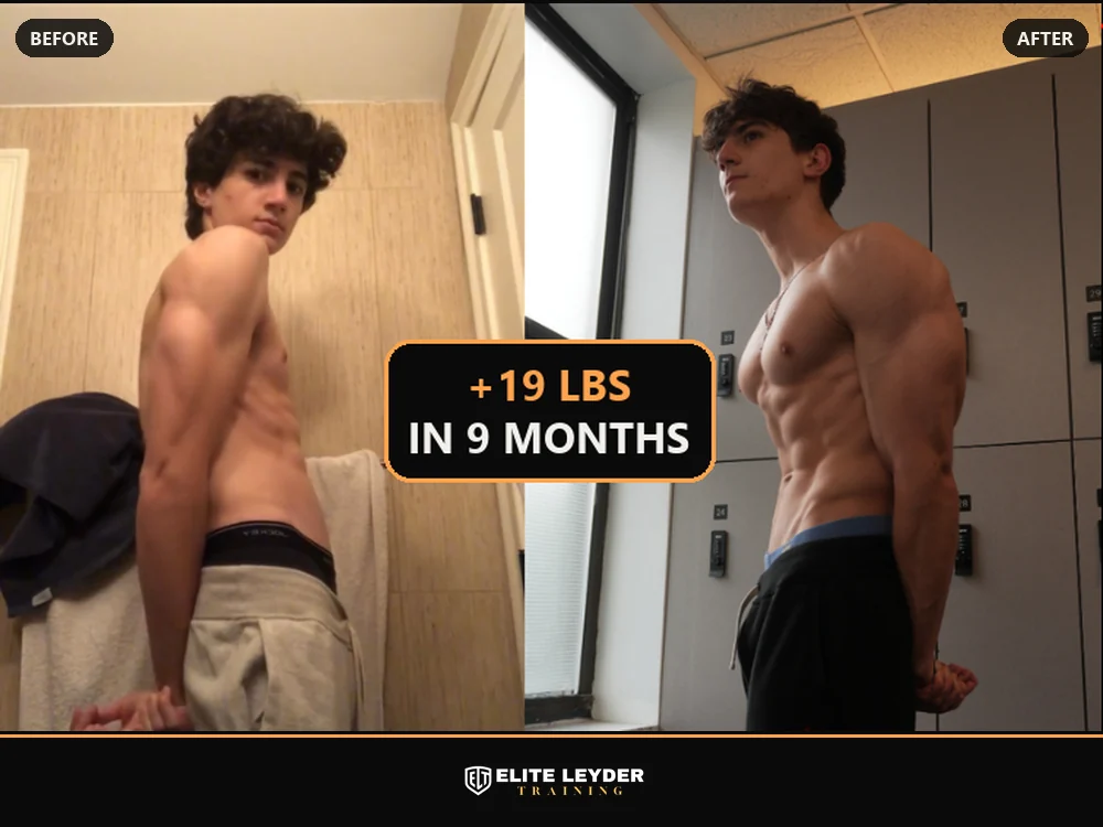 Frankie, before and after: up 19 lbs in 9 months
